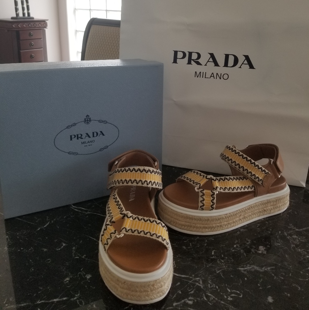 Prada Calzature Donna Sandals Size 37